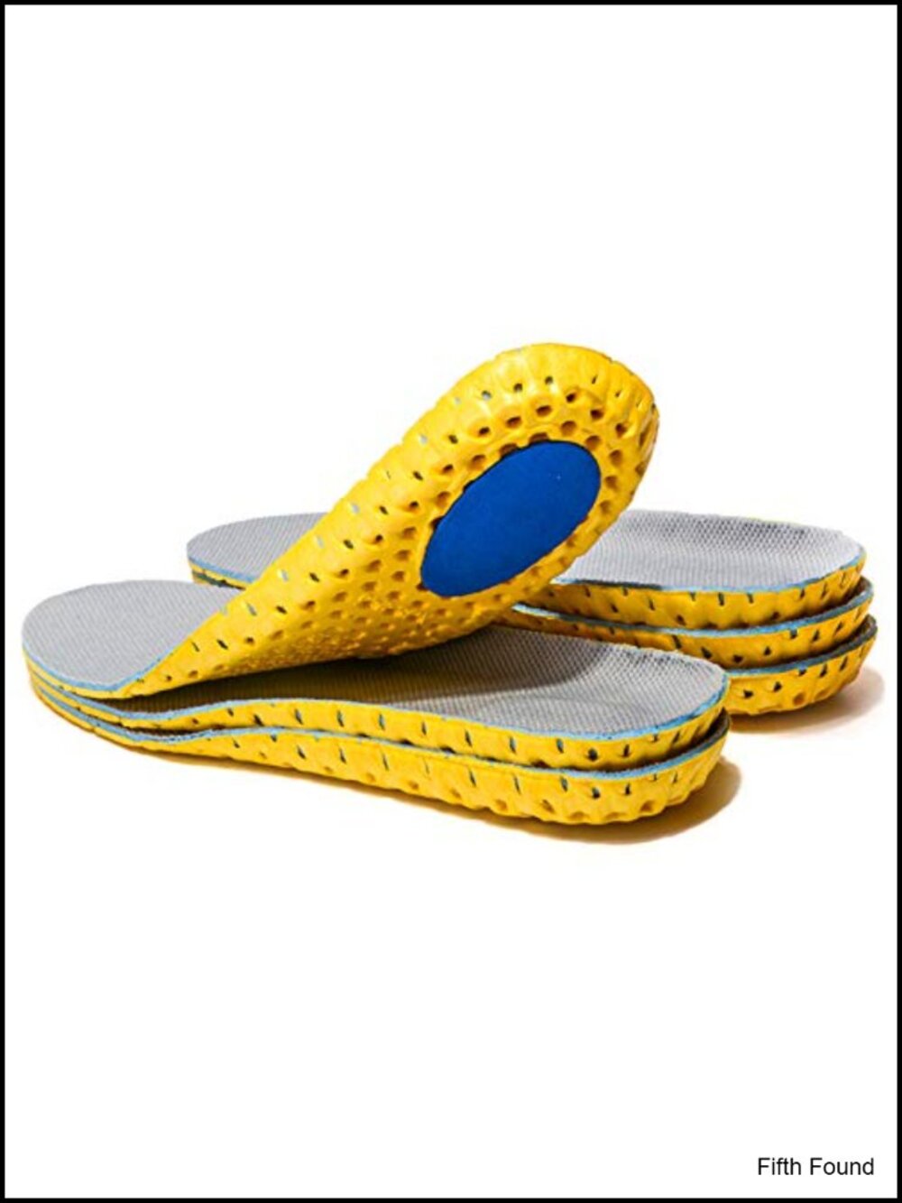 3 Pairs Elastic Shock Absorbing Shoe Insoles Breathable Honeycomb Sneaker